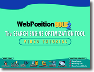 WebPosition Gold 2 - Video Tutorial Screenshot